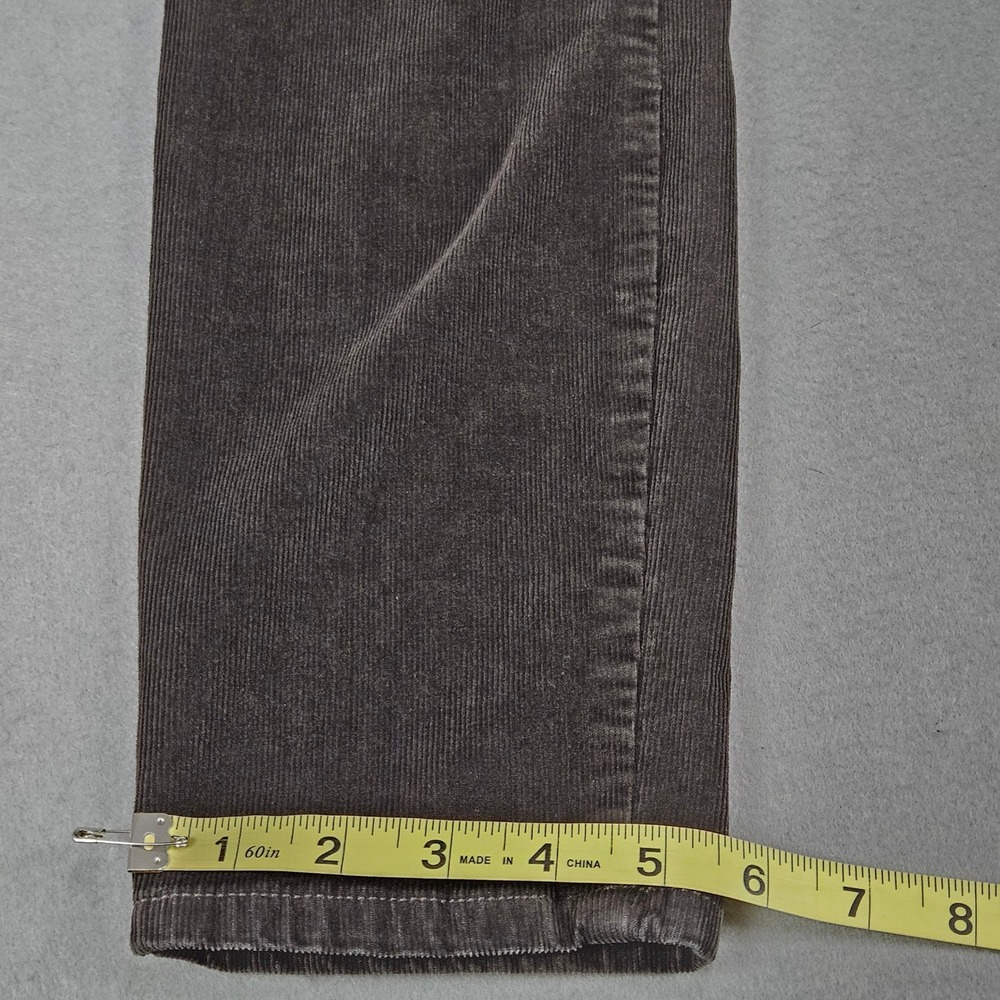 NYDJ Pants Womens Size 4 Alina Legging Lift Tuck Stretch Brown Corduroy - Picture 6 of 10